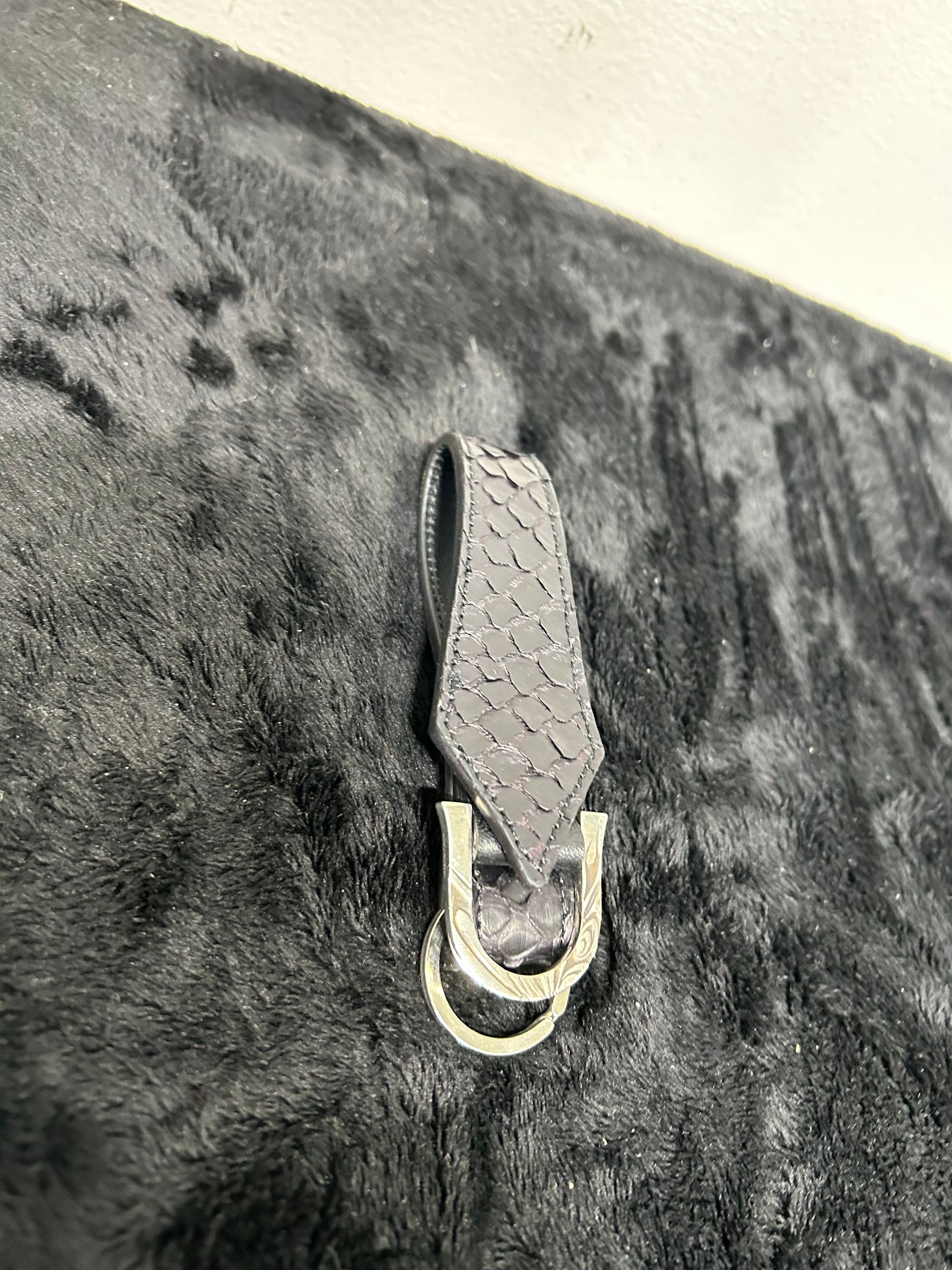 《予約品》 KeyHolder / パイソンキーホルダー / ブラック