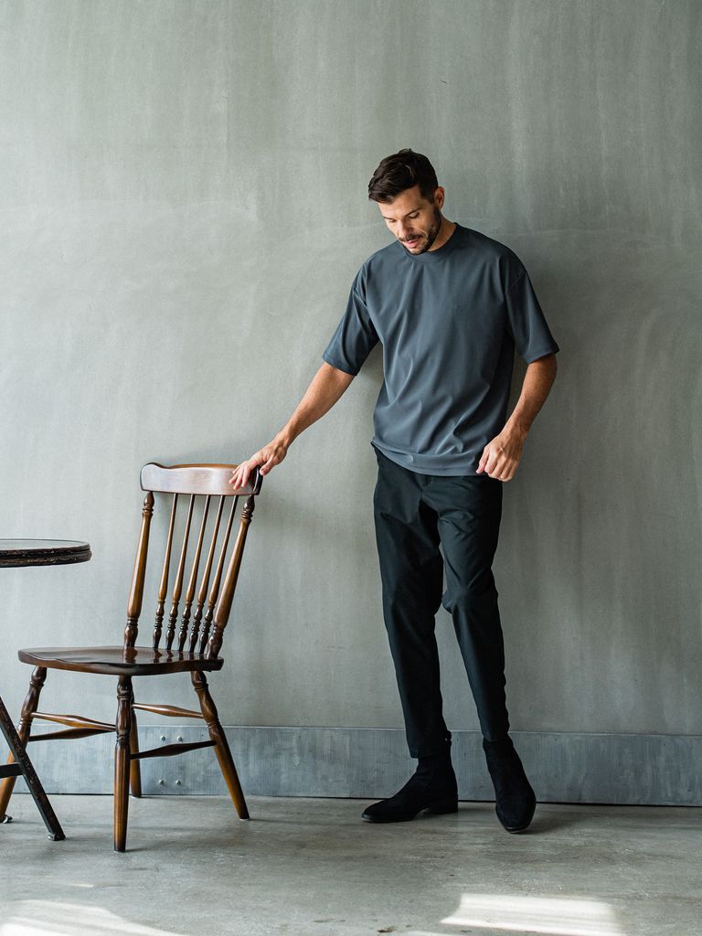《予約品3月3日18：00締め》 PAT WIDE EASY PANTS / イージーパンツ / ブラック