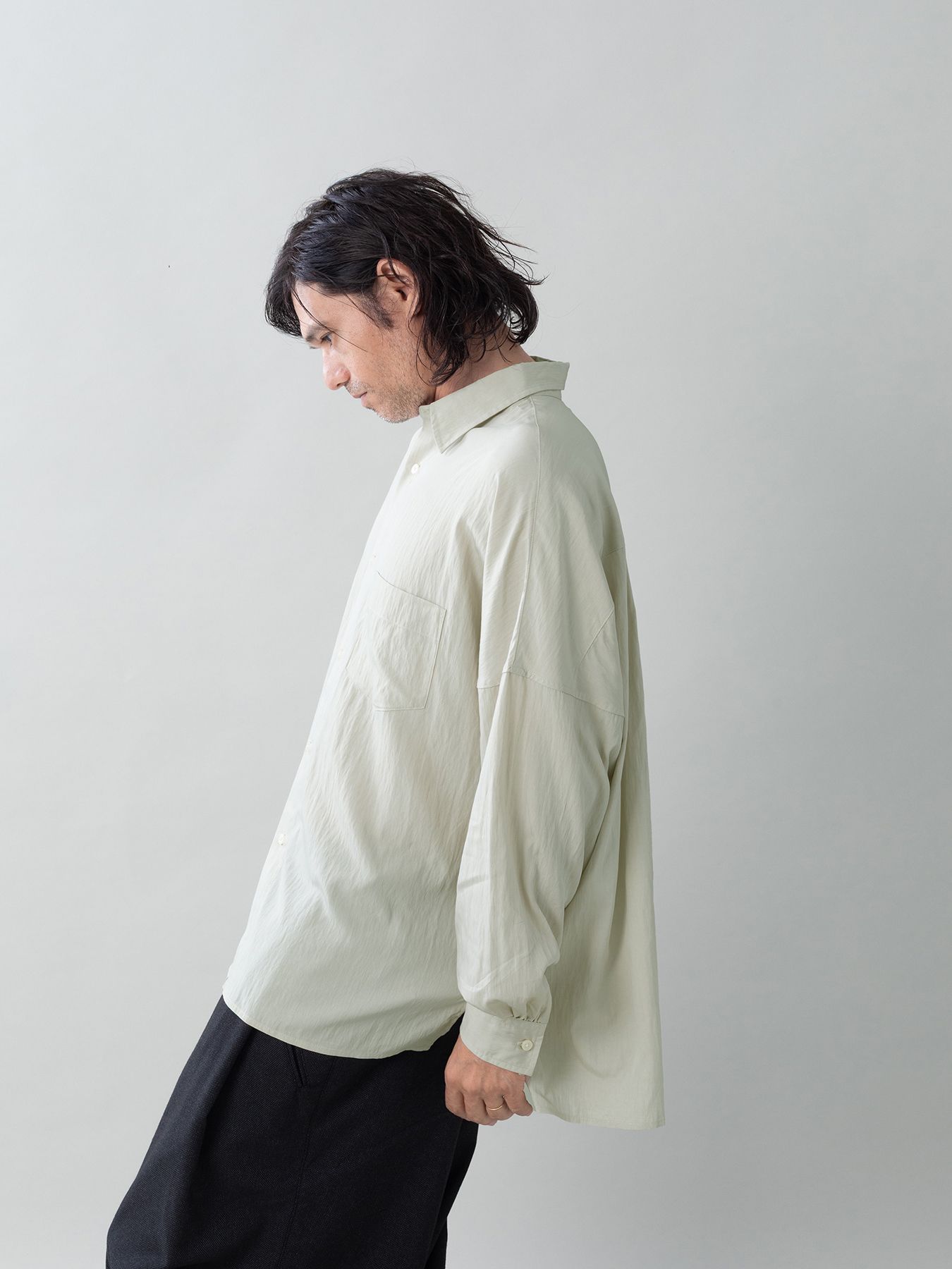 【予約品 5月27日(水) 締切】GATHER-SHIRTS / ギャザーシャツ / エクリュ