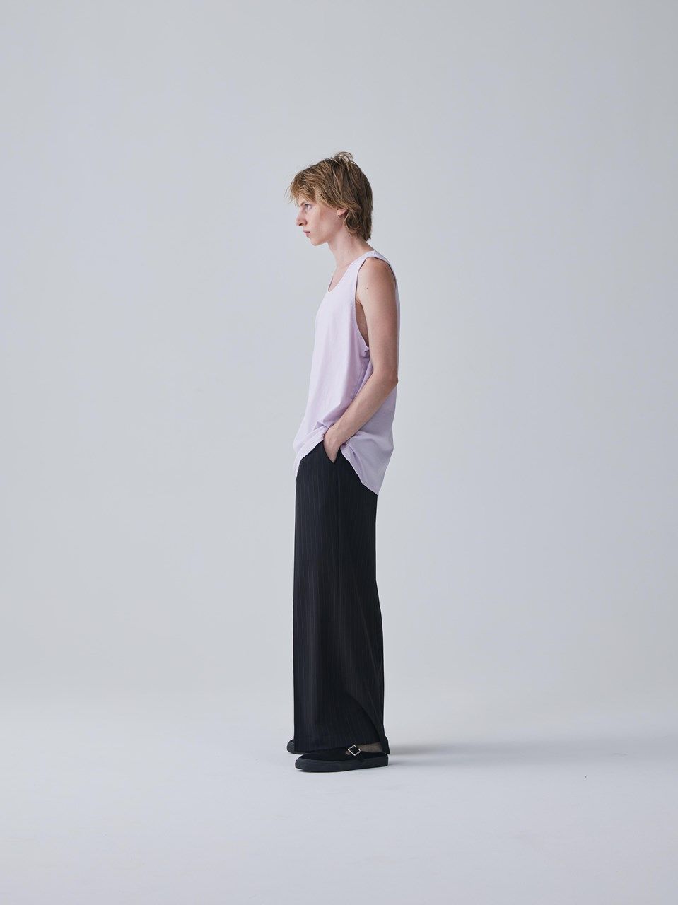 《予約品.先着限り》 LAYERED LONG T/T  / タンクトップ / ピンク 【Iroquois.イロコイ】 2024年3月中旬~入荷予定