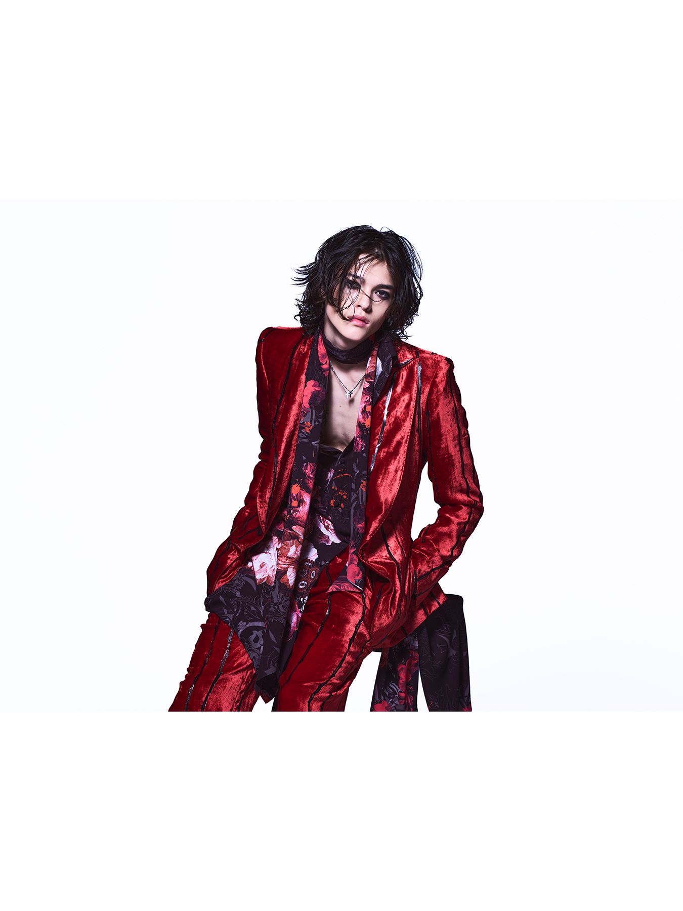 【予約品 6月29日(月) 締切】TOGE Velvet Wide Slacks / ベルベット ワイドスラックス / レッド