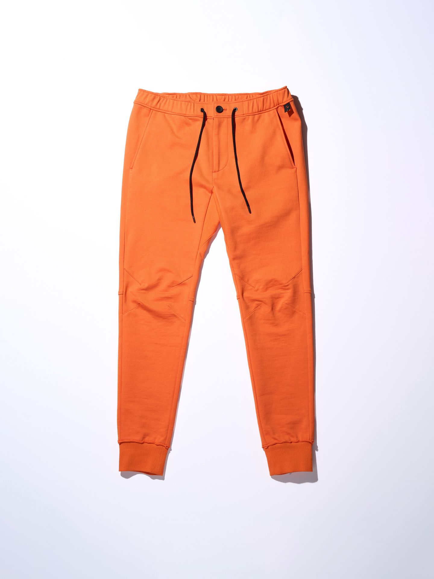 【予約品】 basic rib sweat pants / スウェットパンツ / オレンジ