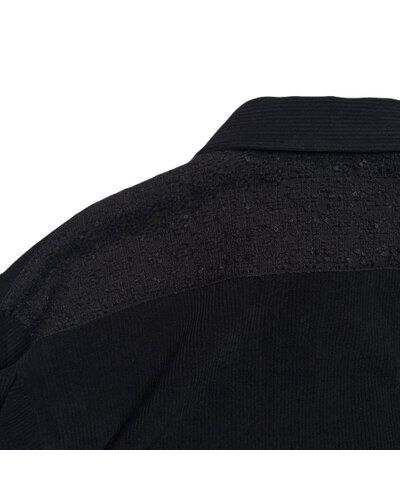 【予約品 】CORDUROY SH / コーデュロイ シャツクロスガンパッチ / ブラック[26FGS-02A]
