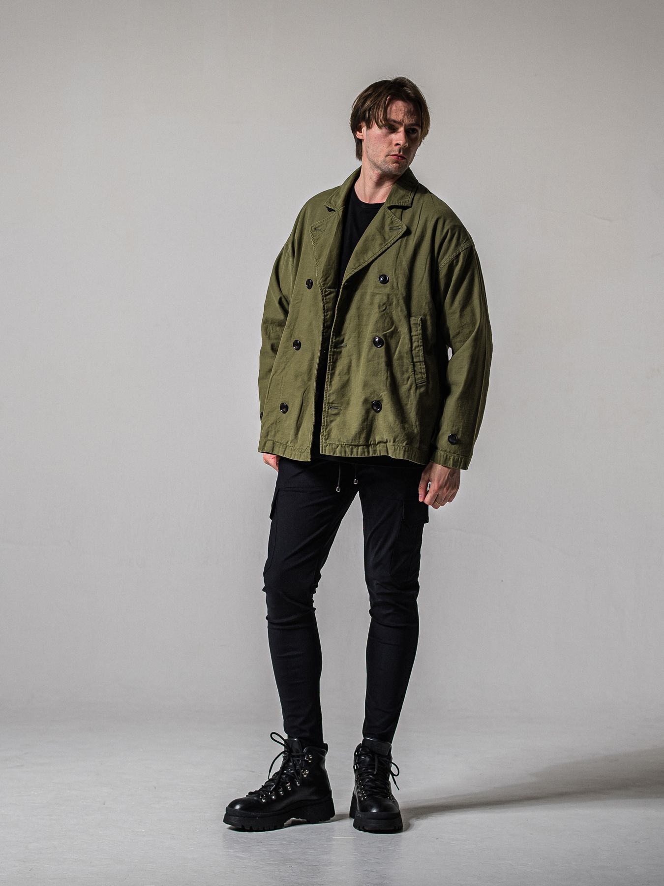 【予約品 11月16日(日) 締切】DARREL CARGO PT / ダレル ナイロンカーゴパンツ / ブラック