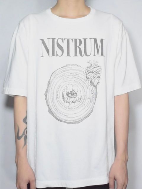 Natural Soft Cotton Oversize Crew Neck T-shirt   / ホワイト 【STRUM】