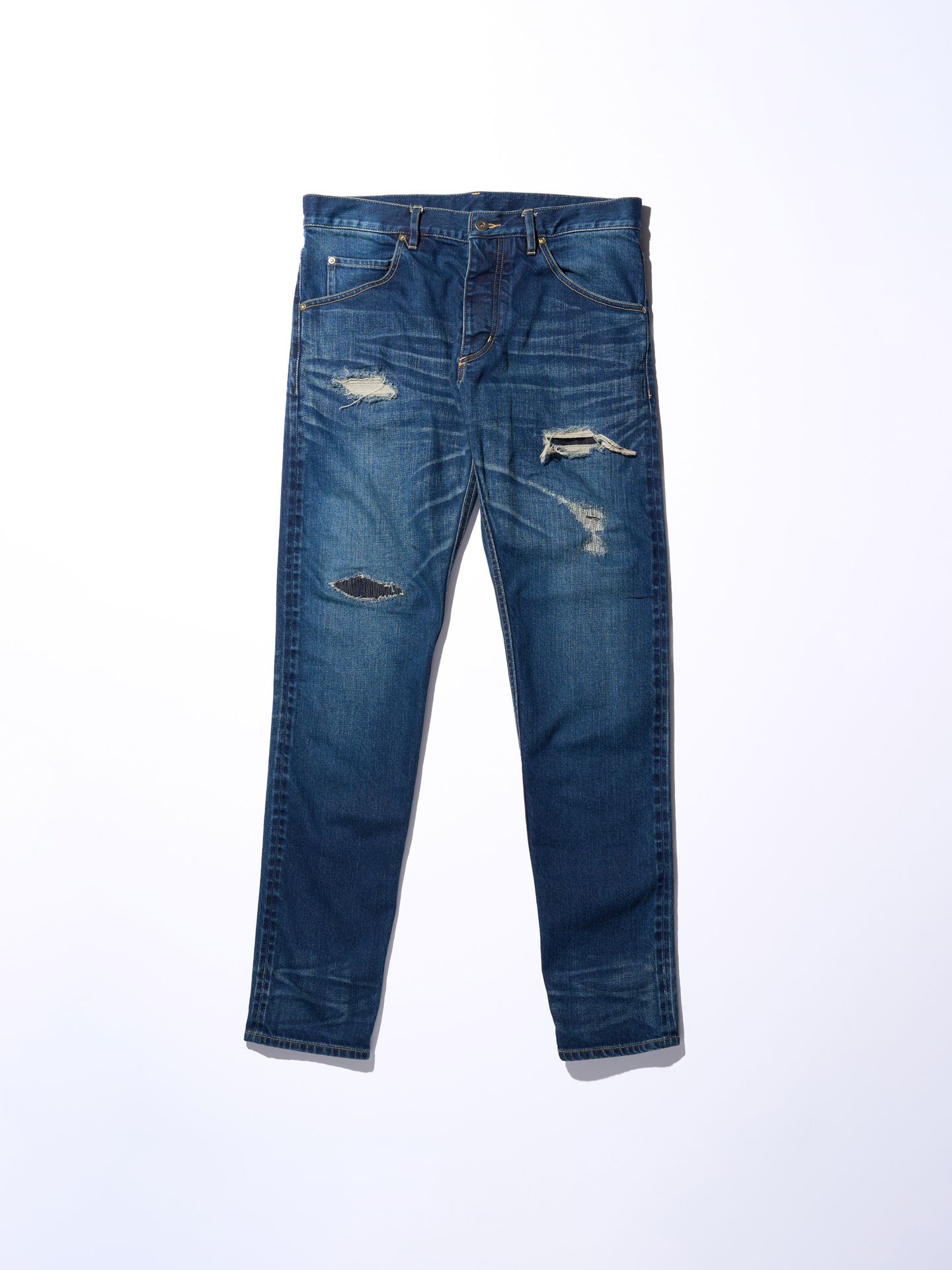 【予約品】 tight straight selvedge denim(used) / タイトストレートデニム / used