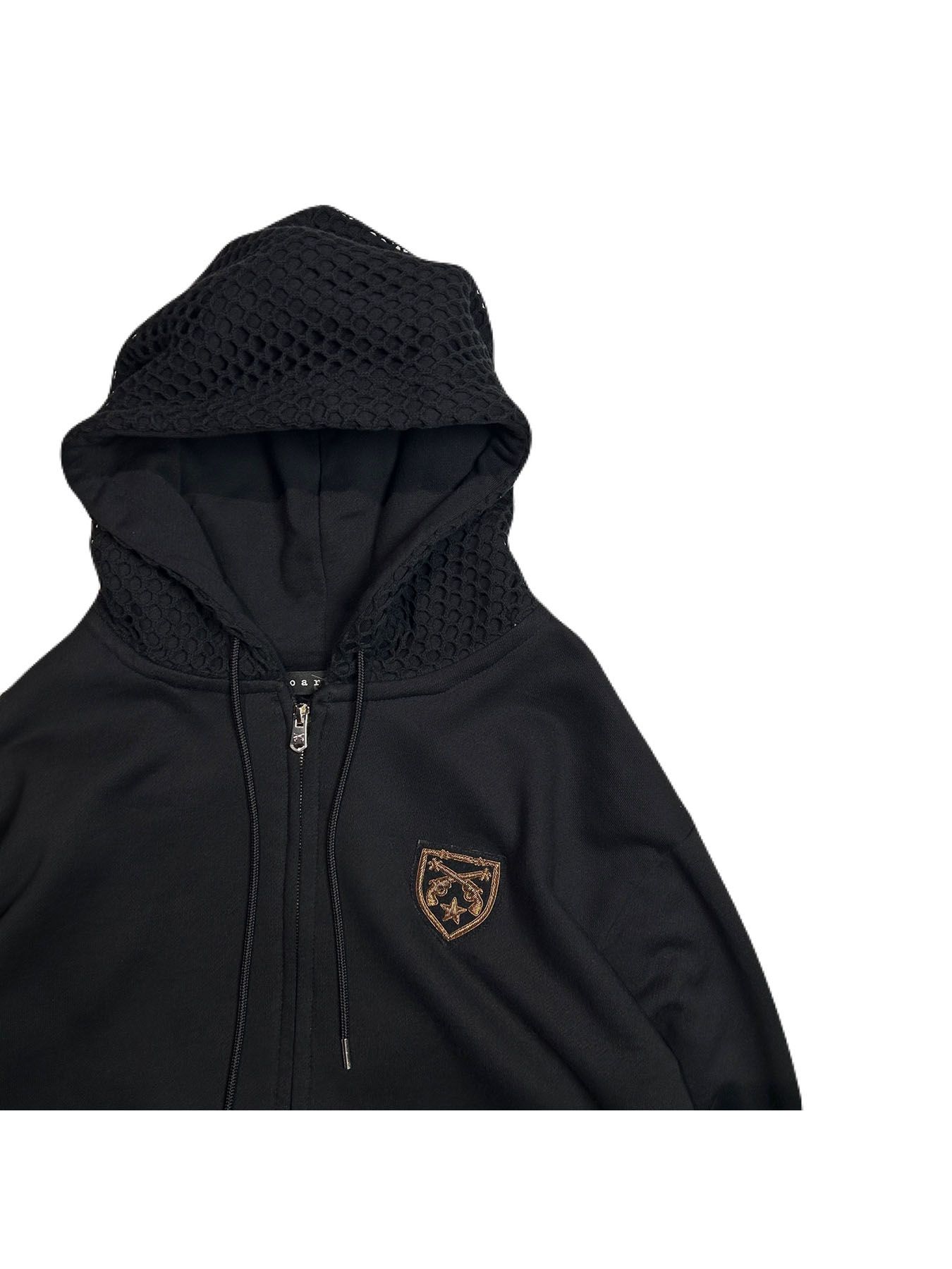 【予約品 8月10日(日) 締切 】ZARI WAPPEN HOODIE / ザリワッペン フーディー / ブラック