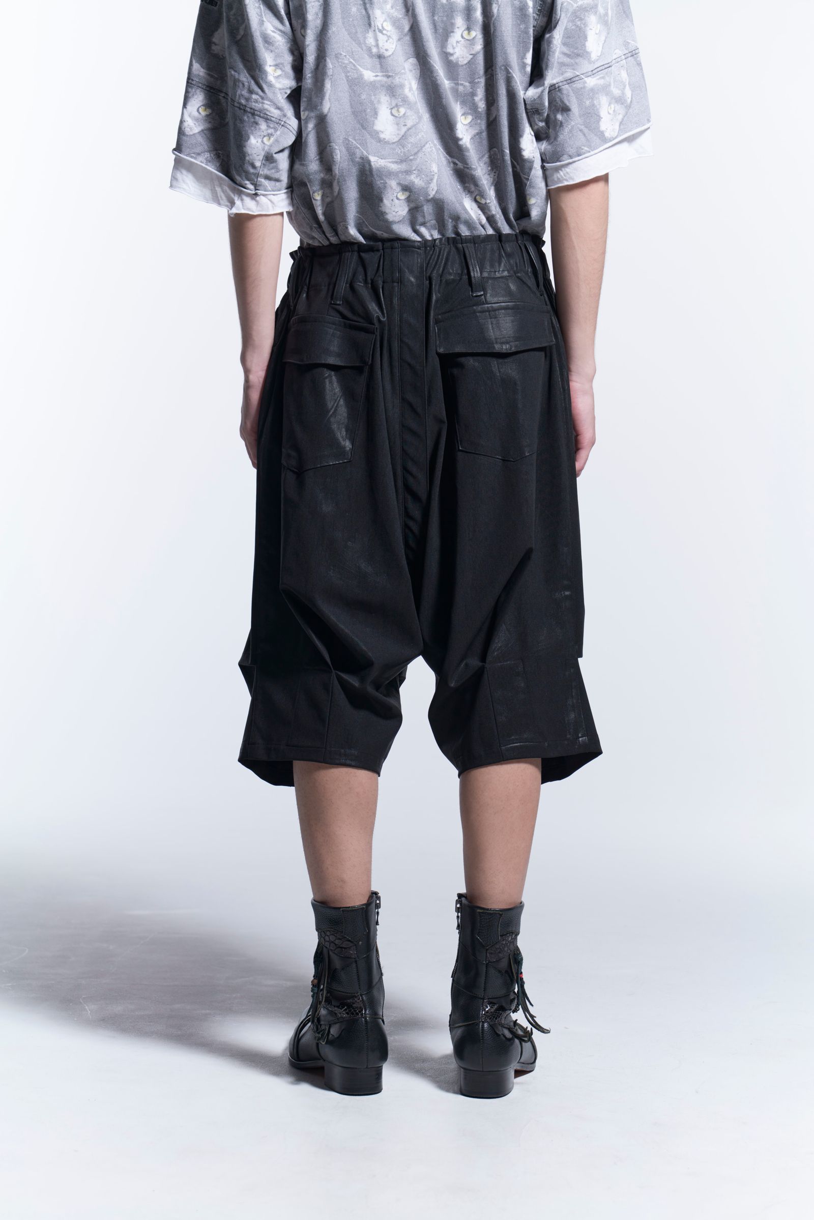 《予約品》コラボ  Saruel Bondage Short Pants / Black【BLACK HONEY CHILI COOKIE × kiryuyrik】11月以降
