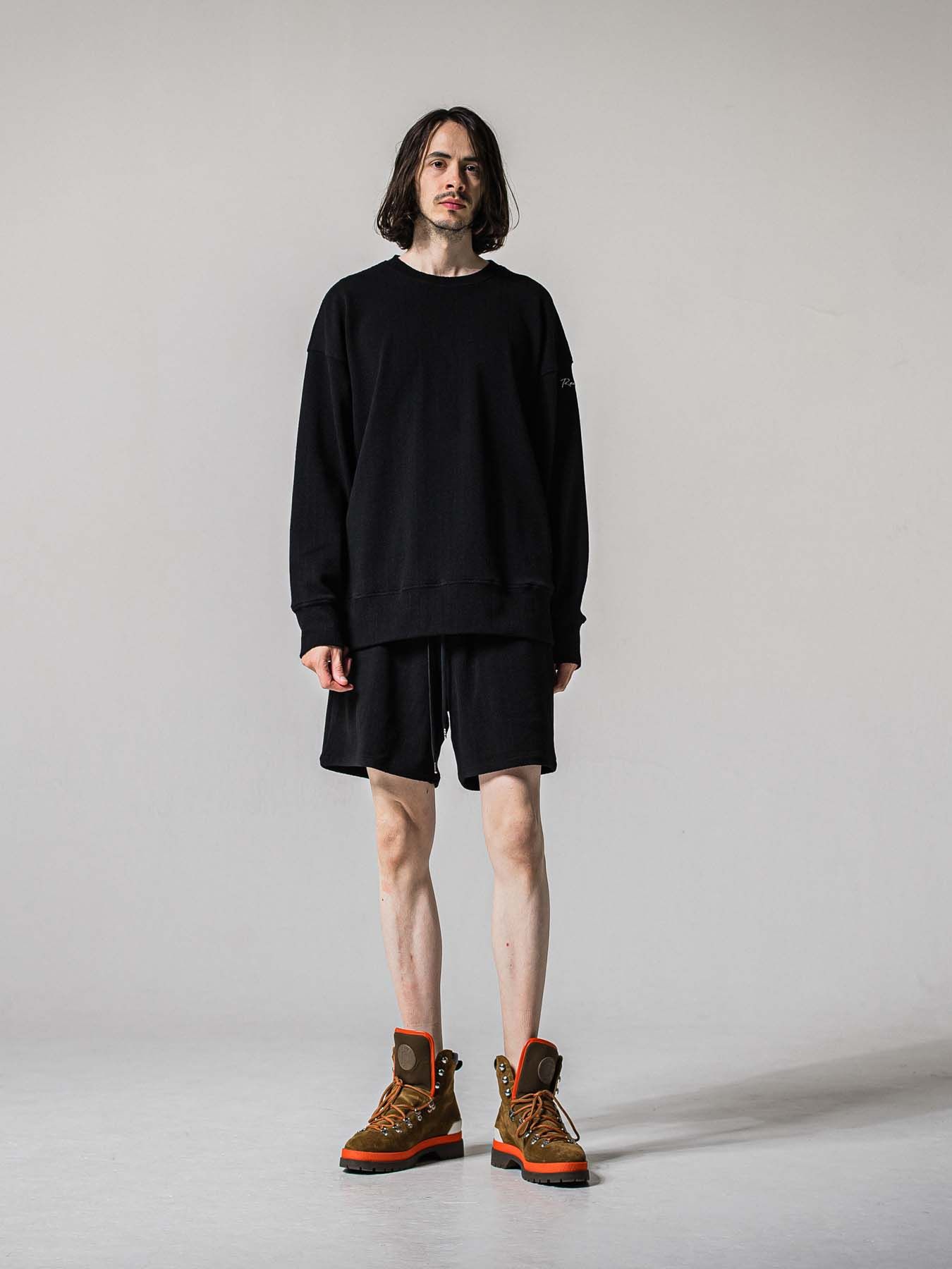 【予約品 11月16日(日) 締切】BLISTER KNIT HALF PT / ブリスターニットハーフパンツ / ブラック