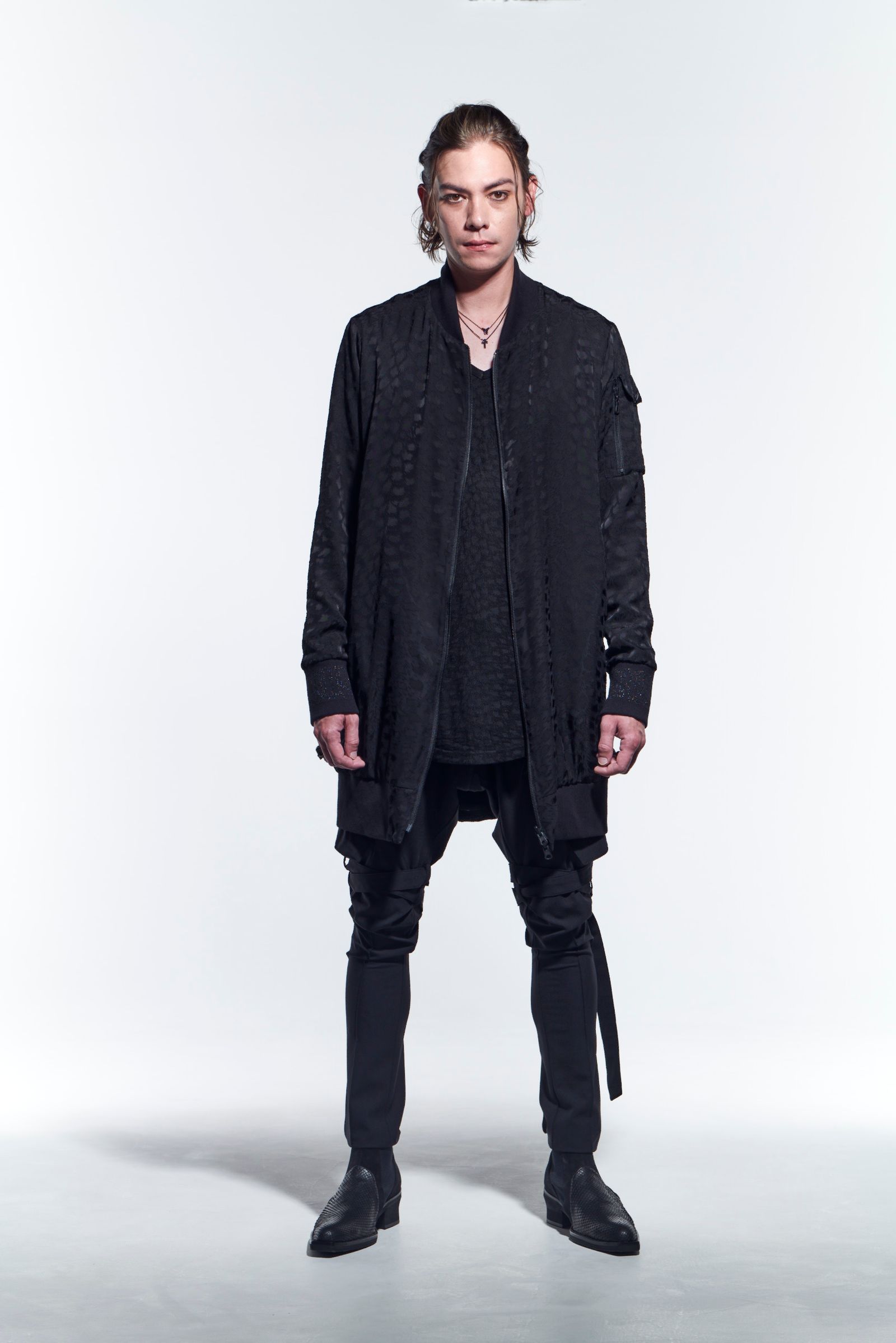 《予約品》 ReversibleLongMA-1 OpalLeopard+Mesh / Black 【kiryuyrik】 6月入荷予定