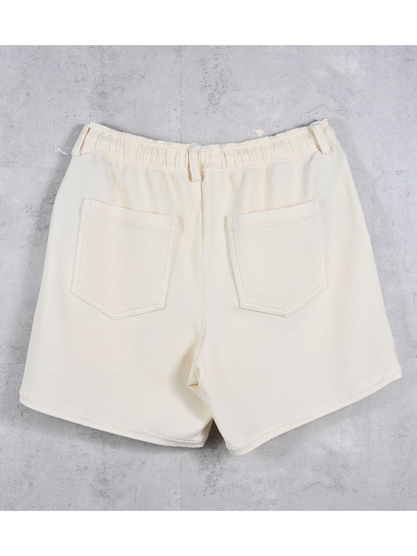 【予約品 11月16日(日) 締切】BLISTER KNIT HALF PT / ブリスターニットハーフパンツ / オフ