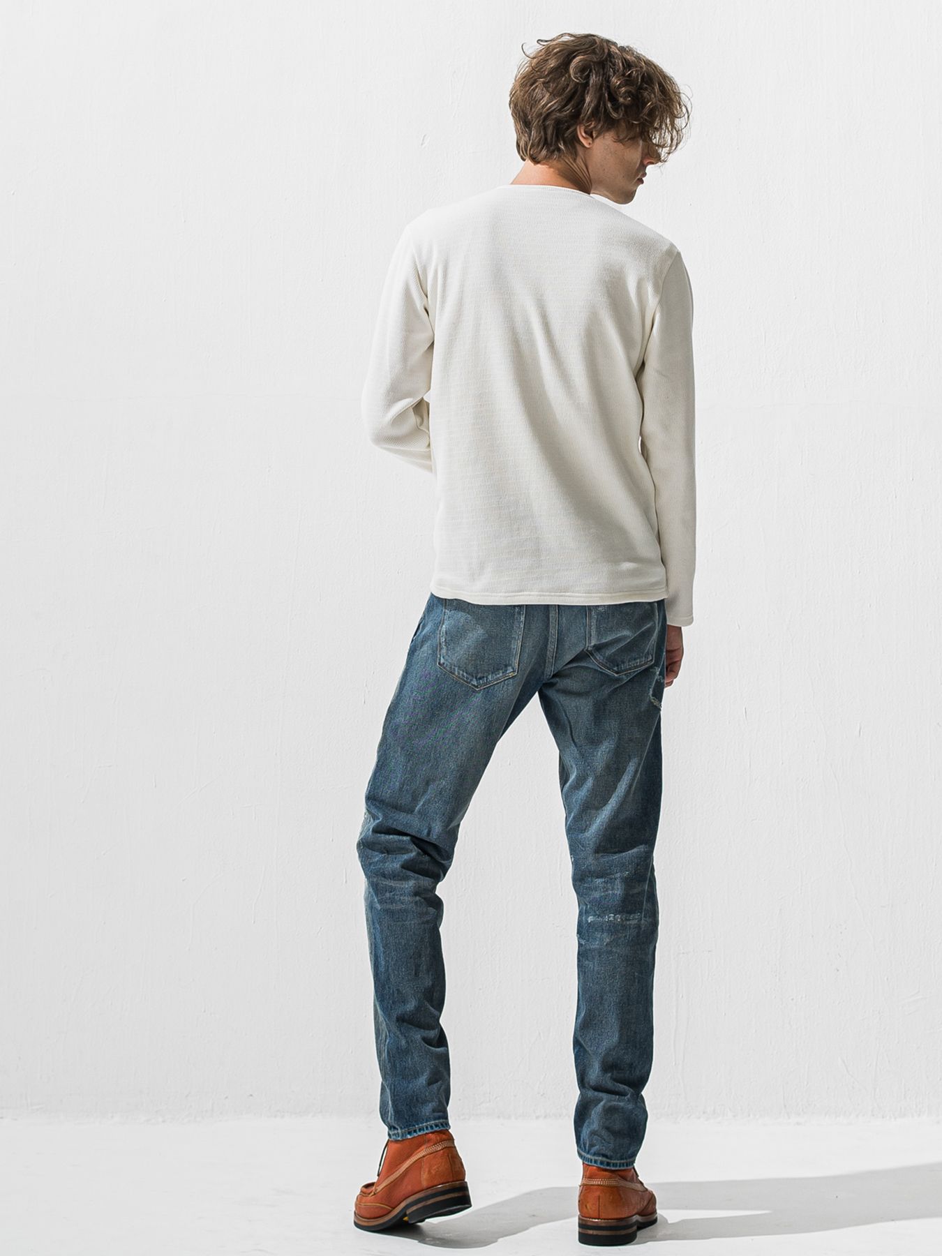 【予約品 9月6日(日) 締切】SCOTT JEANS / ライトオンスヴィンテージジーンズ / インディゴ ユーズド