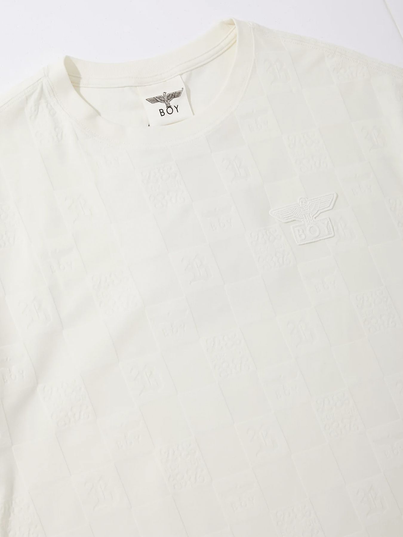JACQUARD TEE / ジャガードTシャツ / ホワイト