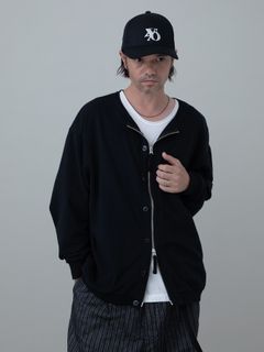 【予約品 10月26日(日) 締切】LINERCARDE / カーディガン / BLACK
