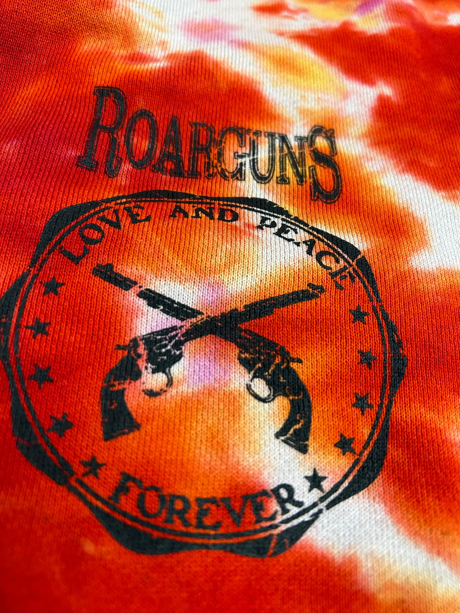 roarguns - TIE DYE HOODIE / ジップパーカー / オレンジ 【roarguns