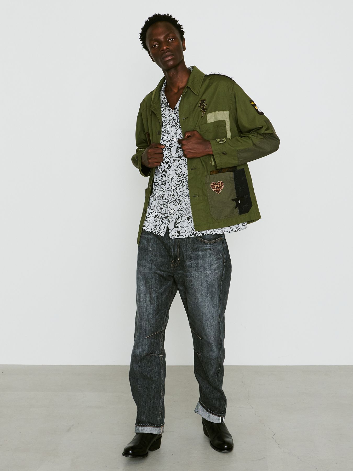 【予約品 8月10日(日) 締切 】VINTAGE DENIM PT / ヴィンテージ デニムパンツ / ブラック