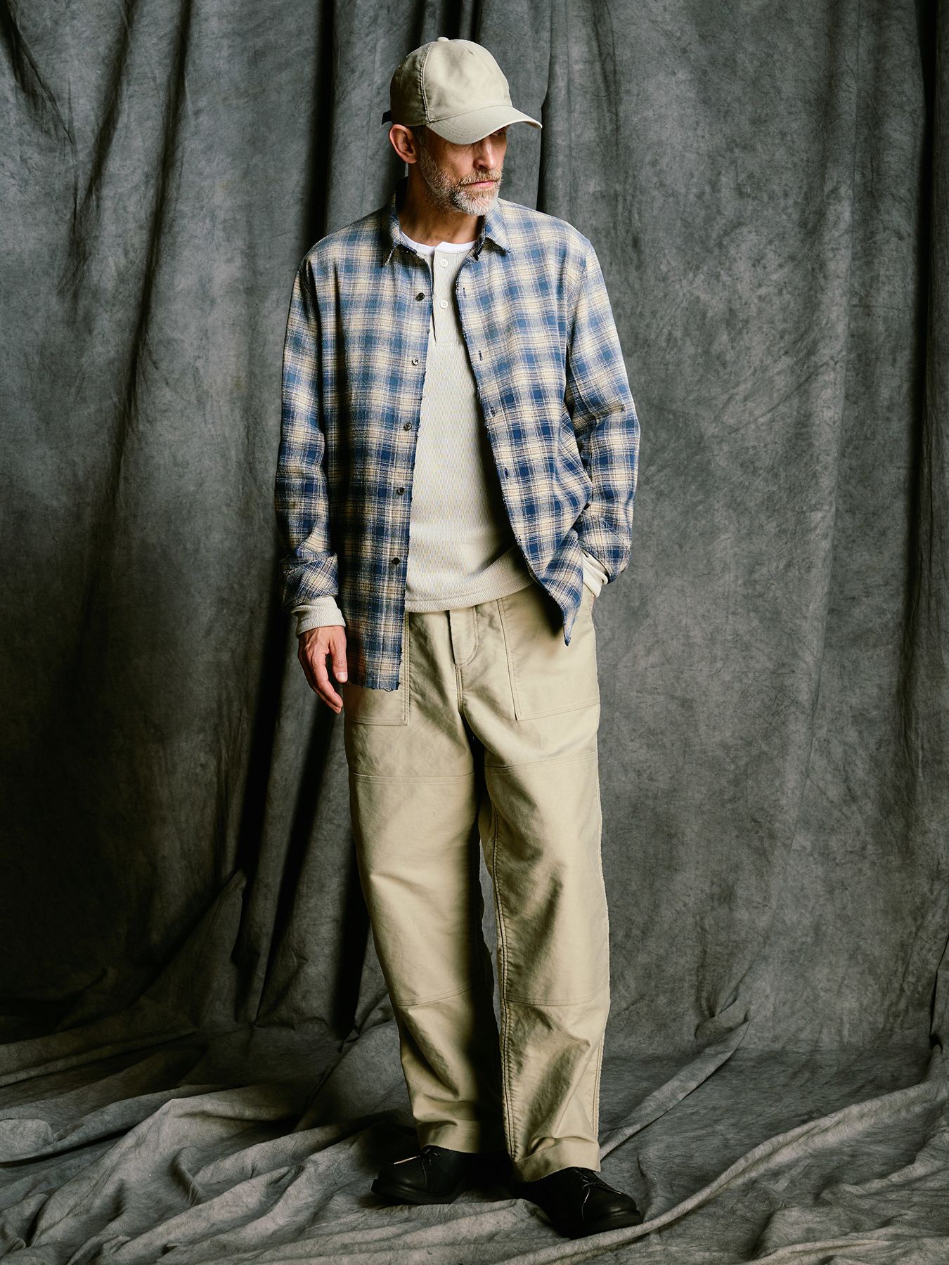 【予約品 4月19日(日) 18時締切】heavy moleskin work pants / ヘビーモールスキン ワークパンツ / ライトカーキ