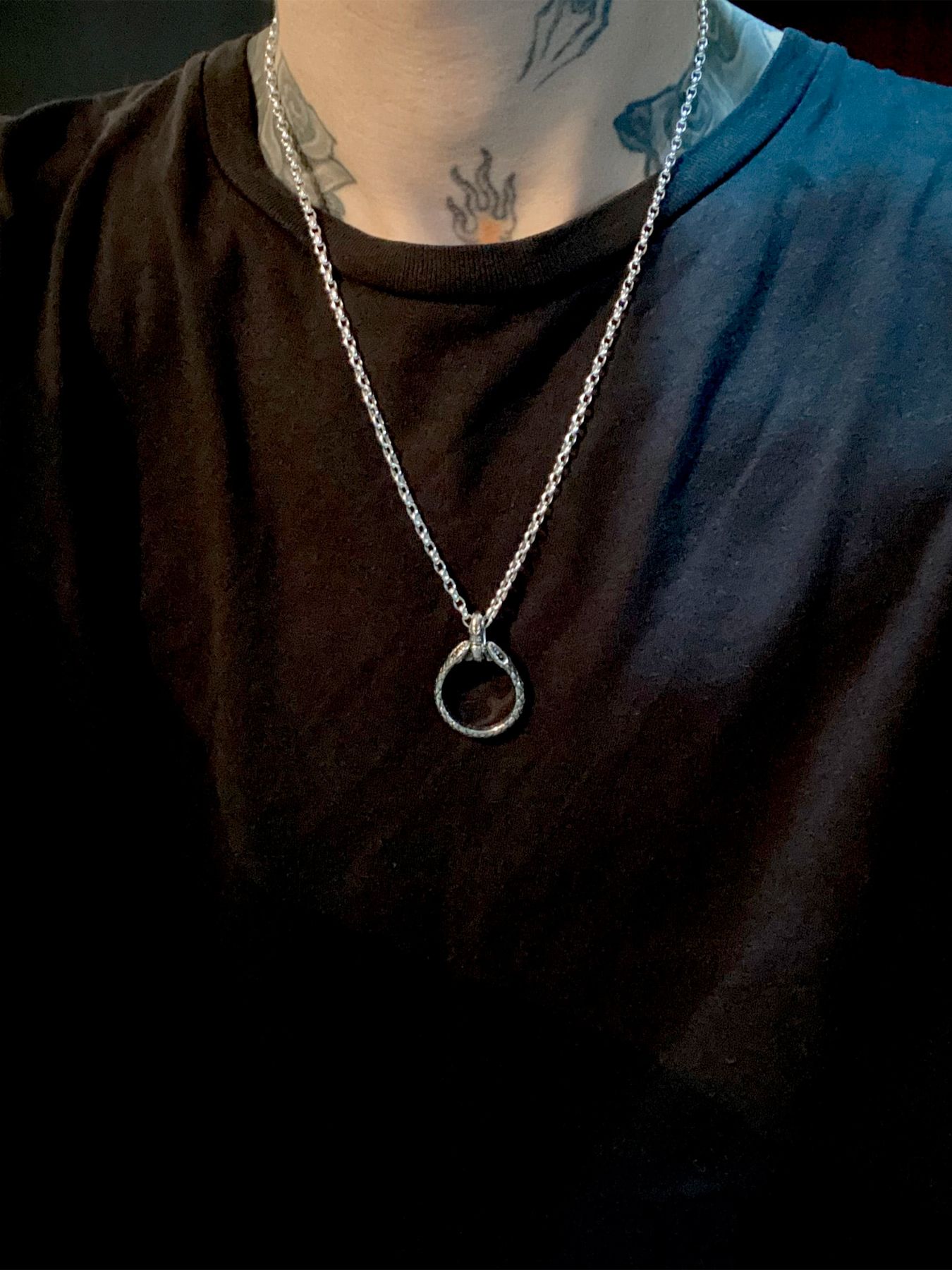 《受注生産》HORSESHOE:SNAKE NECKLACE / スネークホースシューネックレス / 注文から1～2週間後入荷予定