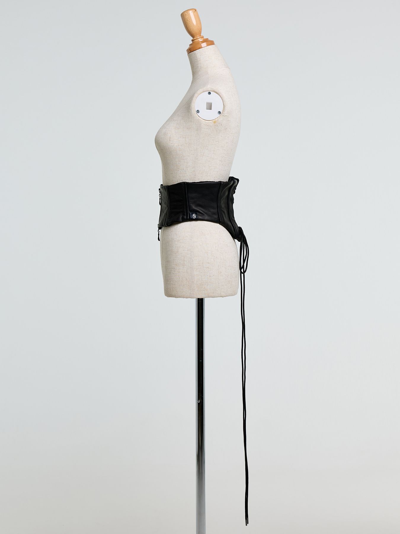 【予約品 10月26日(日) 締切】Eco Horse Hide Vische / エコホースハイド ビスチェ / ブラック