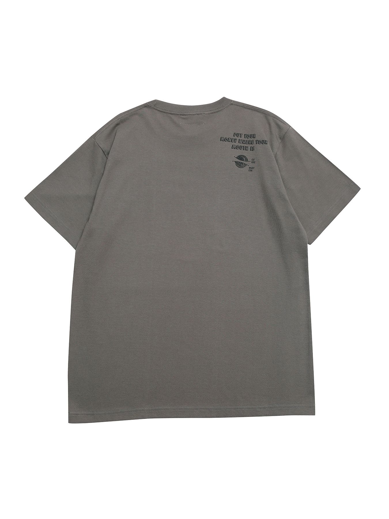 NOT-MOUTH TEE / プリントTシャツ / フェードブラック【QUOLT】