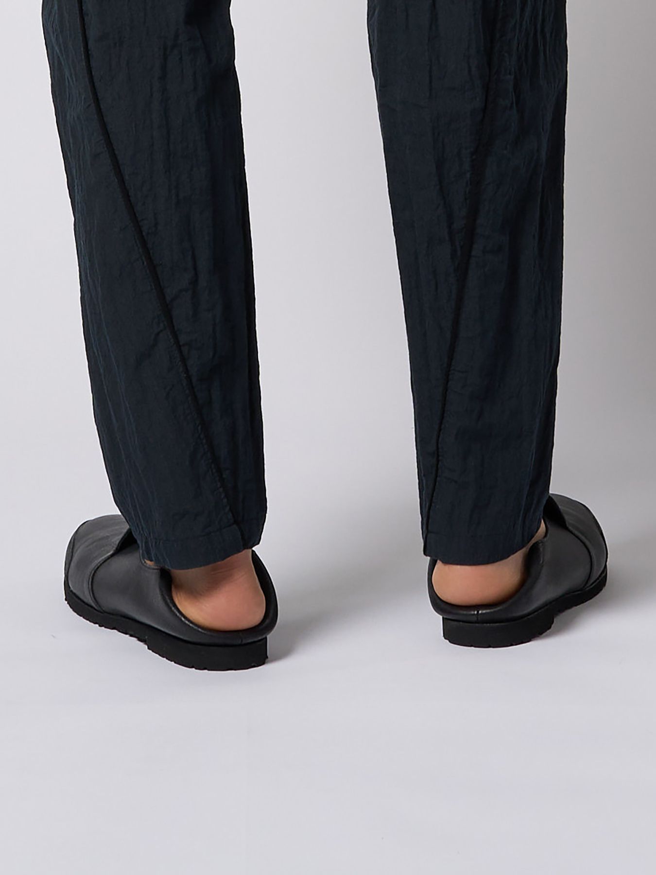 【予約品 9月23日(火) 締切】combination slip-on shoes / コンビネーション スリッポンシューズ / ブラック