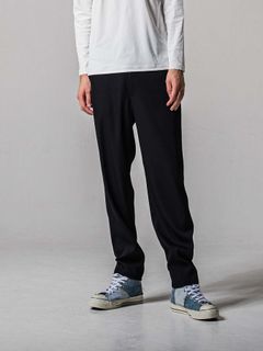 【予約品 11月16日(日) 締切】PAT WIDE EASY PANTS / ワイドイージースラックス / ブラック