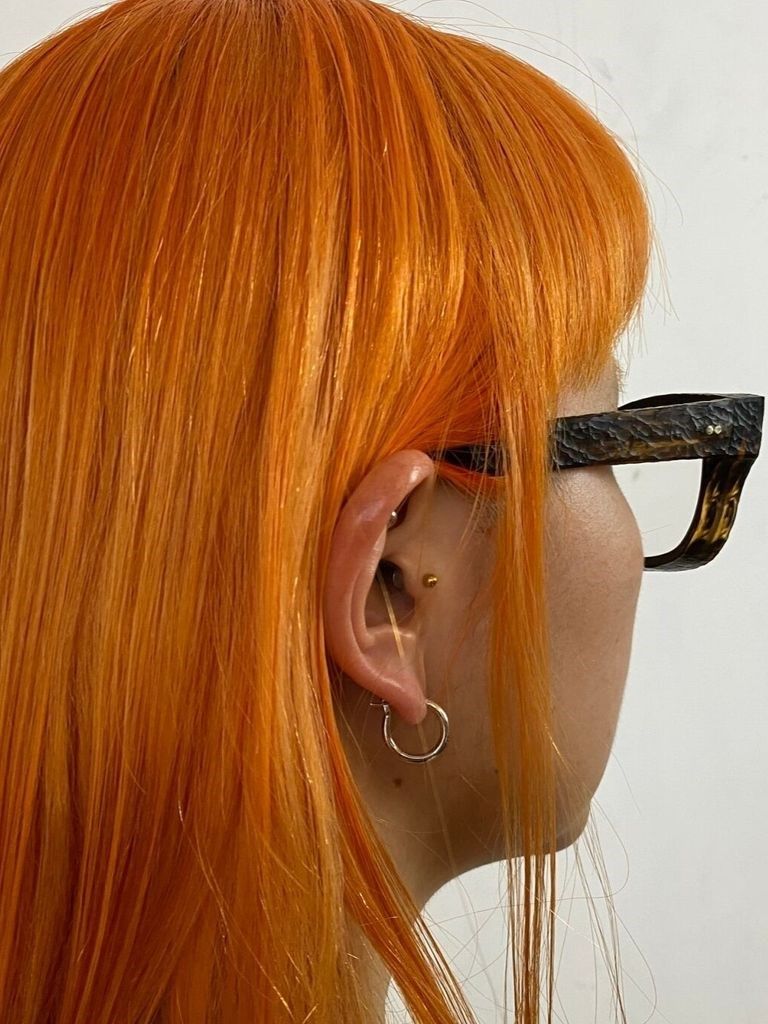 《受注生産》 THIN HOOP raised by wolves [LARGE] ピアス / 注文から2～3週間後入荷予定