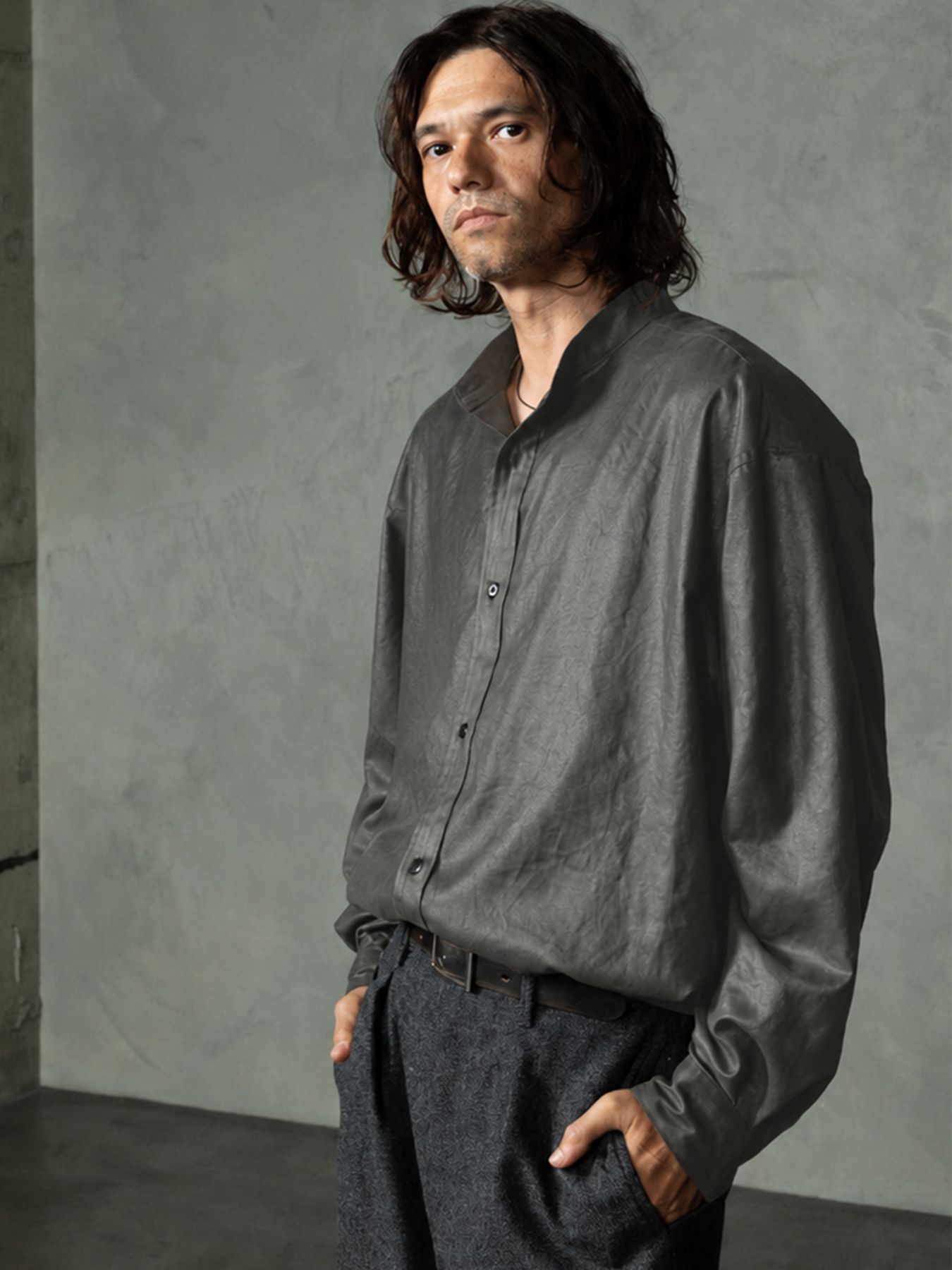 【予約品 7月5日(日) 締切】LUSTER OFFICERSHIRTS / ラスターオフィサーシャツ / サンド