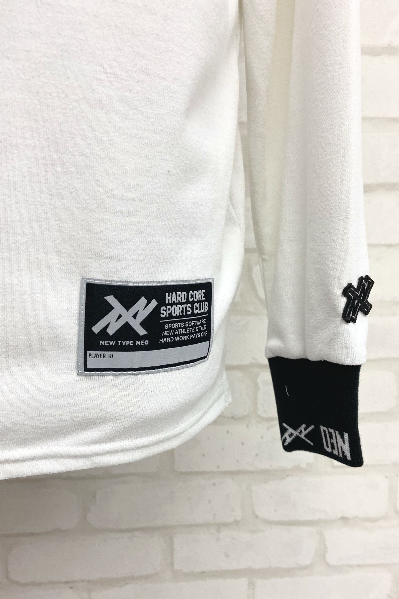 NECK DESIGNS L/S TEE / WHITE 【SY32 by SWEET YEARS GOLF】