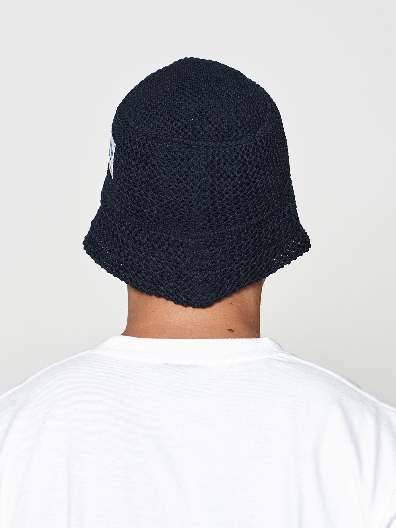 【予約品 10月9日(木) 締切】muta Mesh Knit Bucket Hat / ニットバケットハット / ネイビー【Acanthus × muta MARINE】