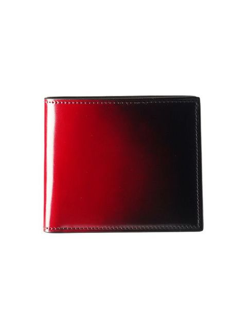 コードバン 二つ折り財布 / ワイン