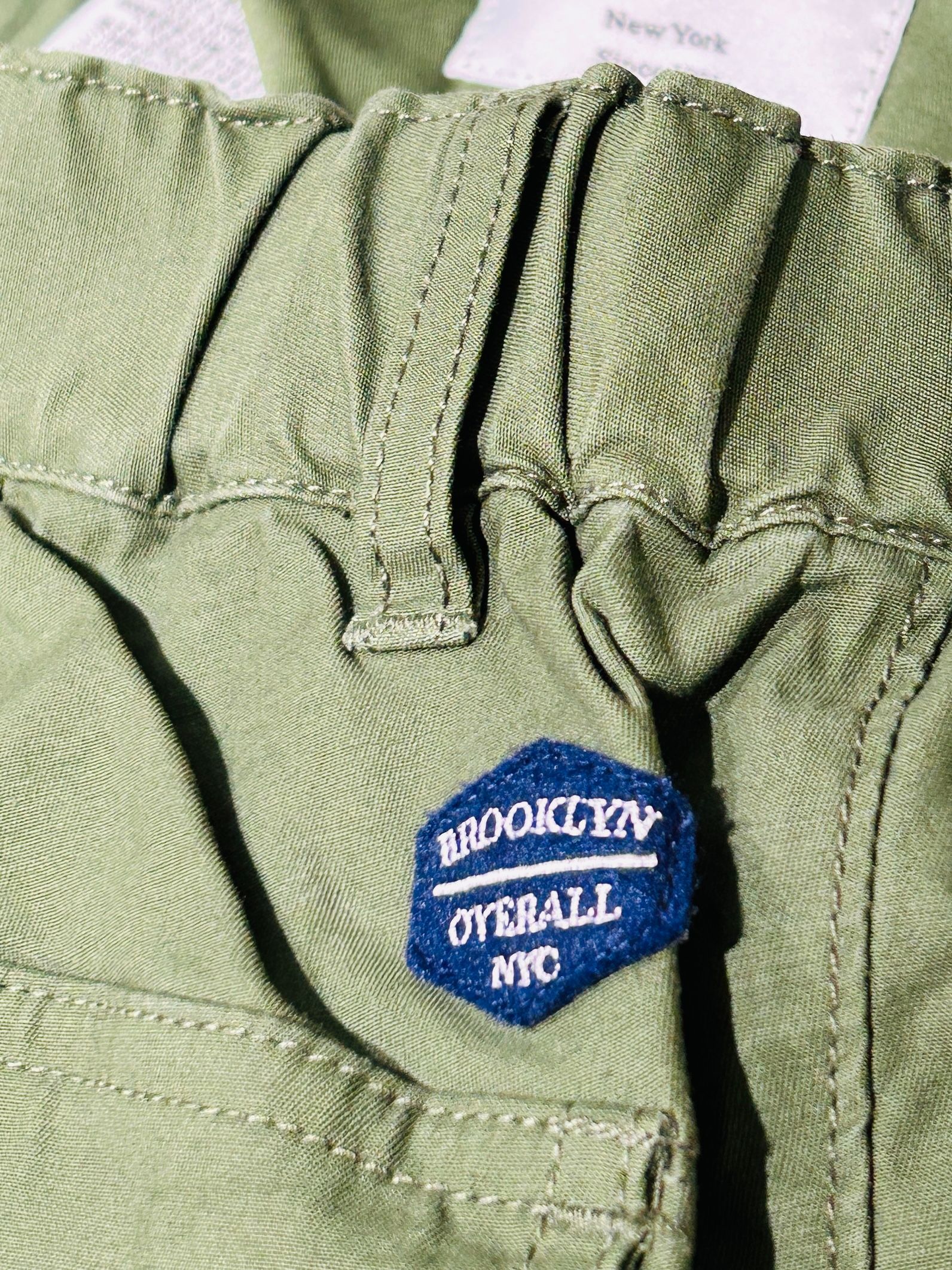 ワイドベイカーパンツ カーキ＜ブルックリンオーバーオール＞【BROOKYM OVERALL】