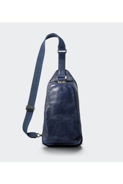 ボディバッグ Antique Leather / Dark Blue 【aniary】