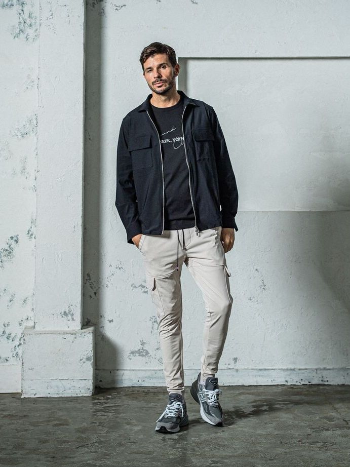 《予約11月17日19時締め》 Darrell sweatcargo  PT / カーゴパンツダレル / ベージュ