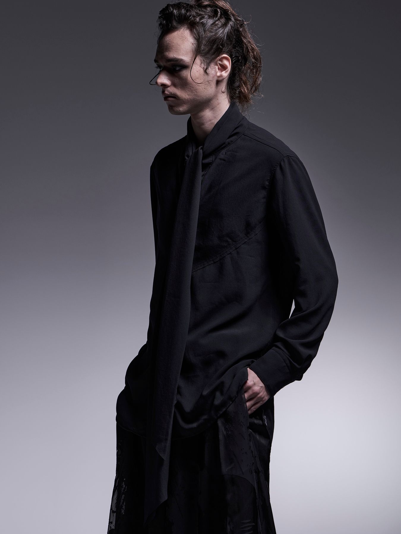 【予約品 7月13日(日) 締切】Stoal Shirt / ストールシャツ / ブラック