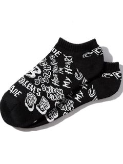 SB GRAFFITI ANKLE SOCKS / アンクルソックスブラック 【SWITCH BLADE】