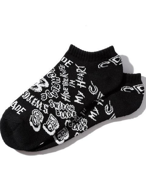 SB GRAFFITI ANKLE SOCKS / アンクルソックスブラック 【SWITCH BLADE】