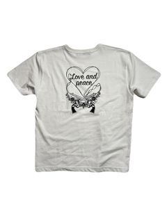 【予約品 8月10日(日) 締切 】WOMENS HEART PRINT T / ハート プリント Tシャツ / ホワイト