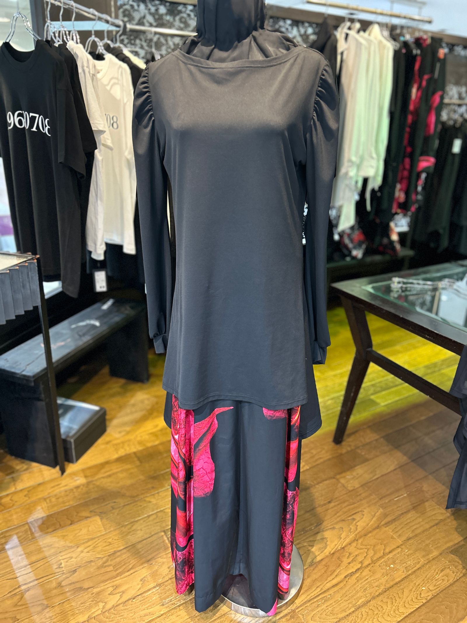 【予約品 10月26日(日) 締切】Drape Skirt / ドレープスカート / ブーゲンビリア