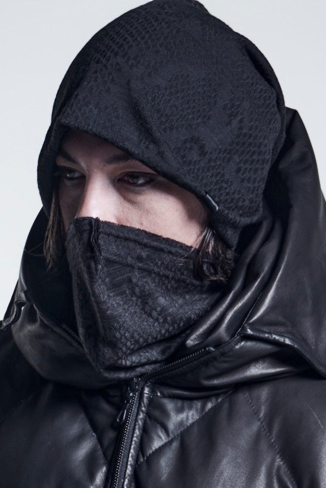《予約品》3WAY NeckMaskCap PythonJQD-Jersey / Black 【kiryuyrik】 7月入荷予定