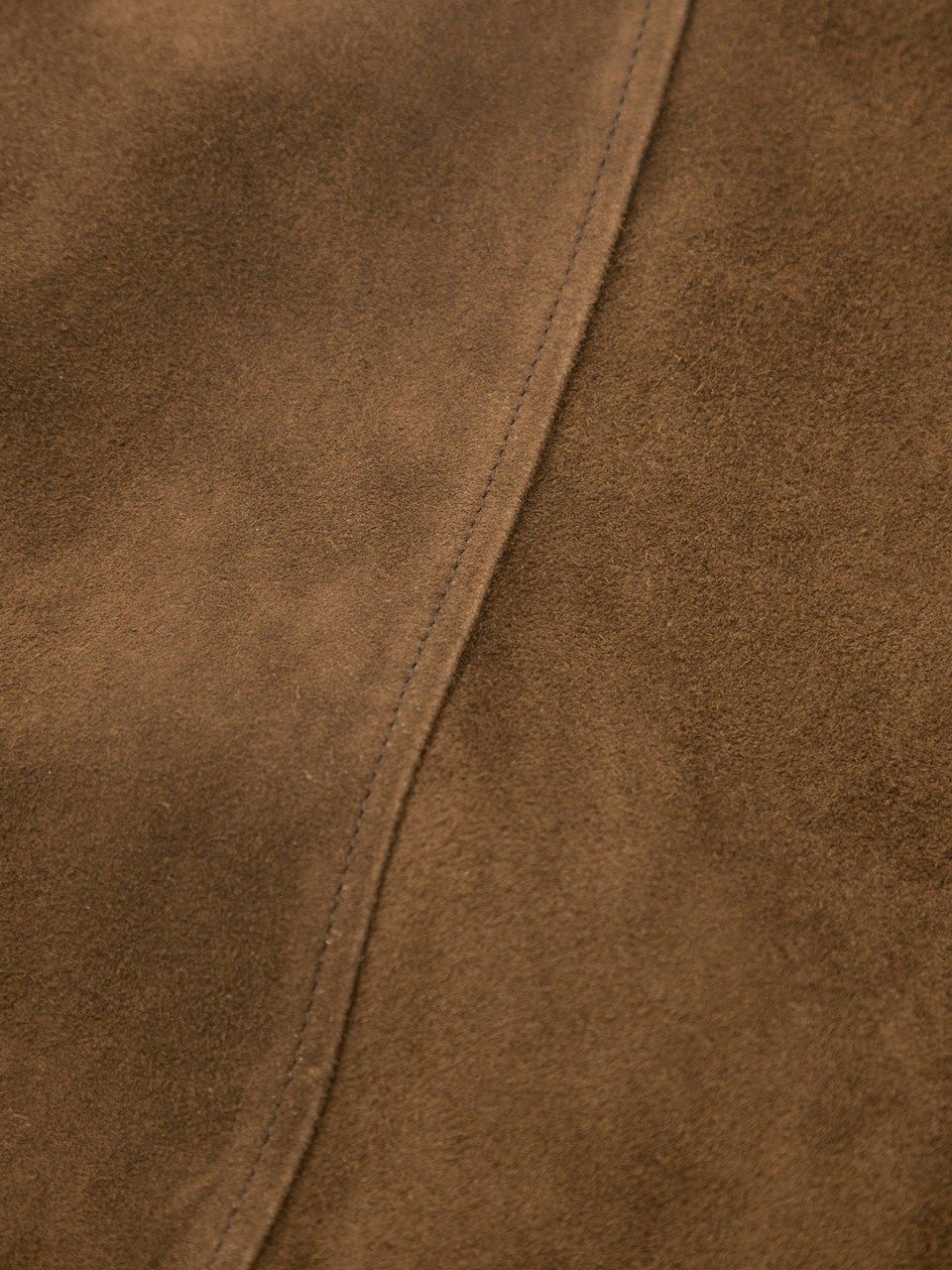 Suede Horse hide Blouson  CRANK / ホーススエード ブルゾン / ブラウンカーキ 【STRUM】
