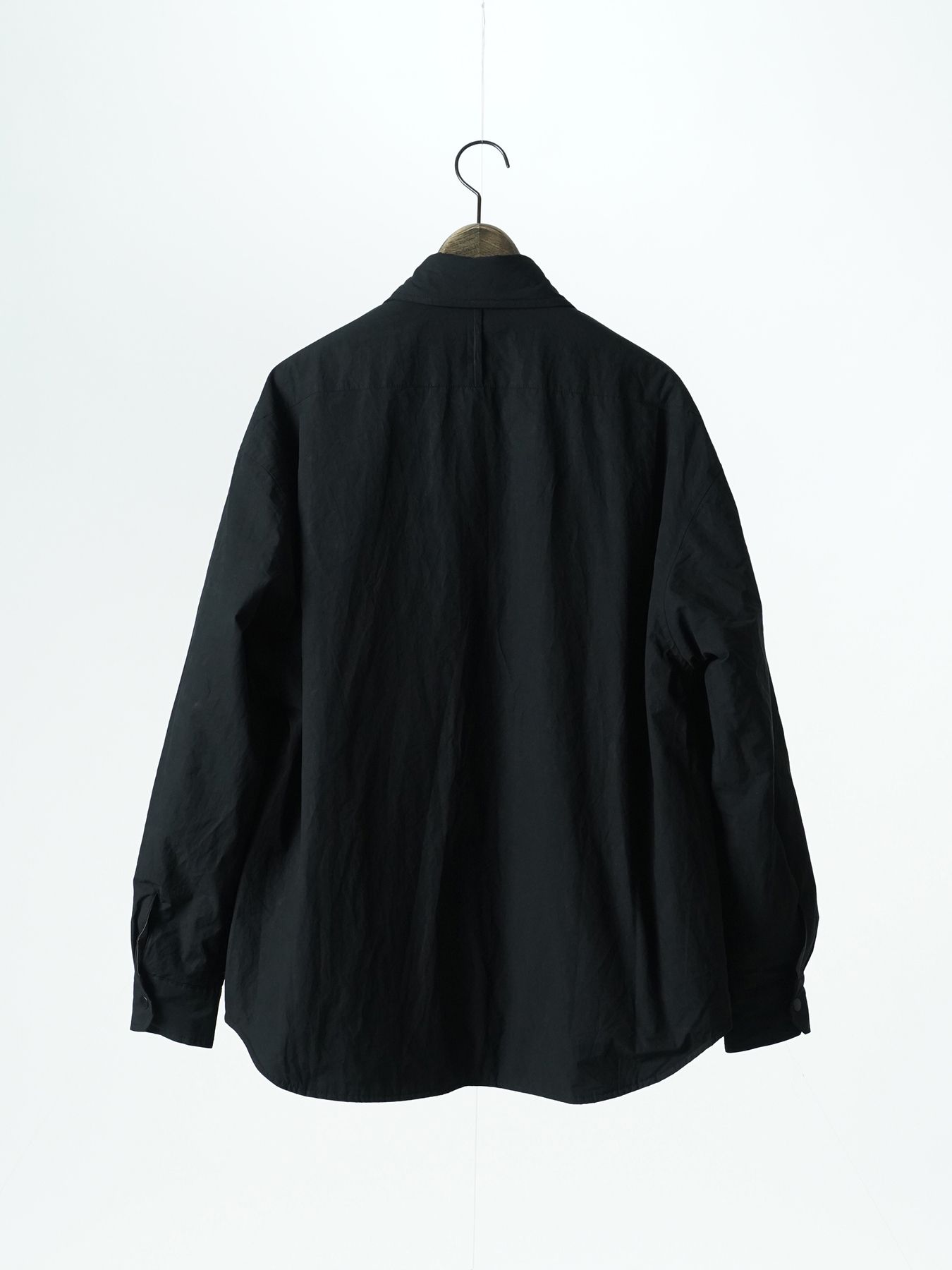 【予約品 5月6日(水) 締切】FLIPPADDING-SHIRTS / リバーシブルシャツ / ブラック×ブラック