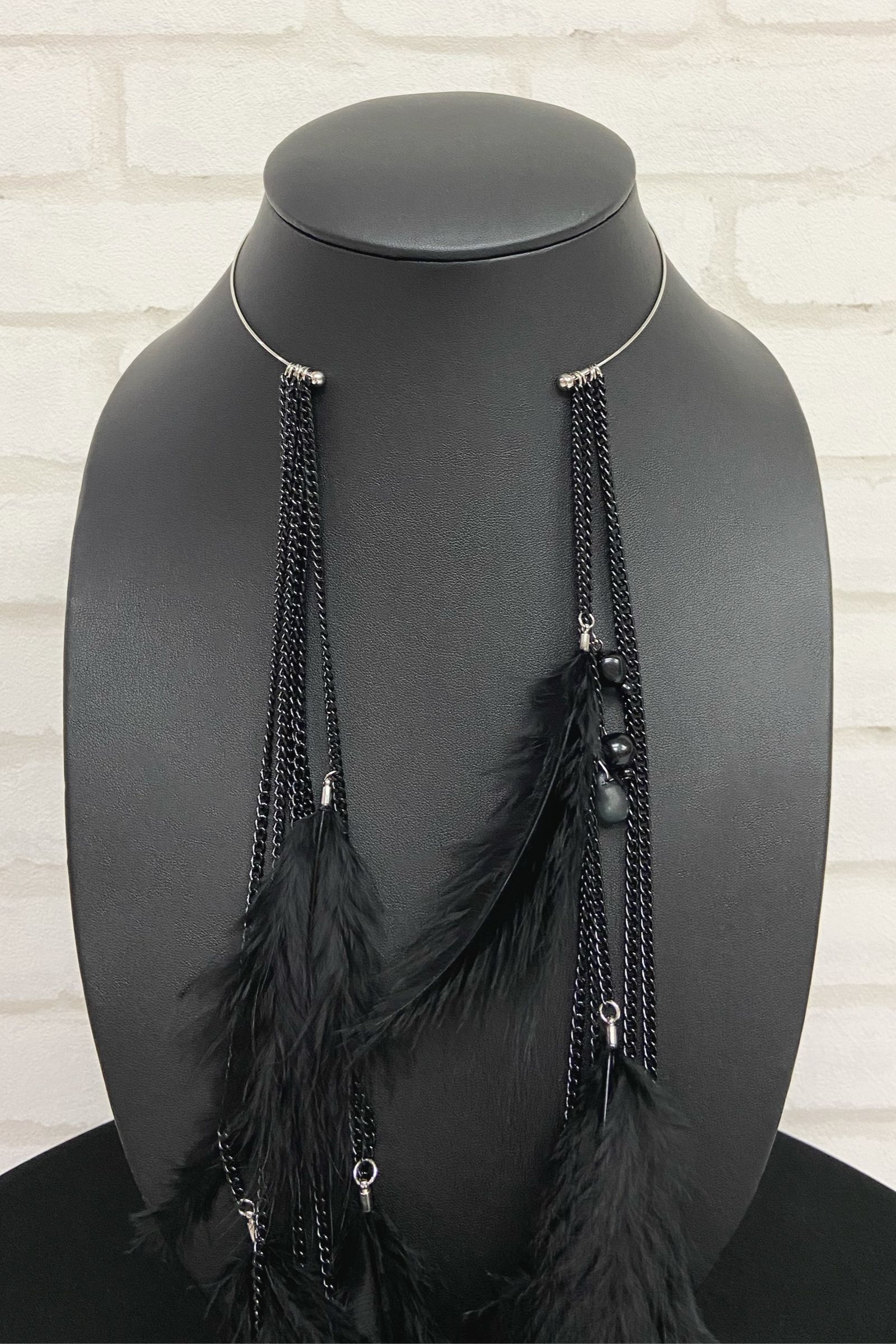 Necklace ネックレス / BLACK 【Ranunculus】