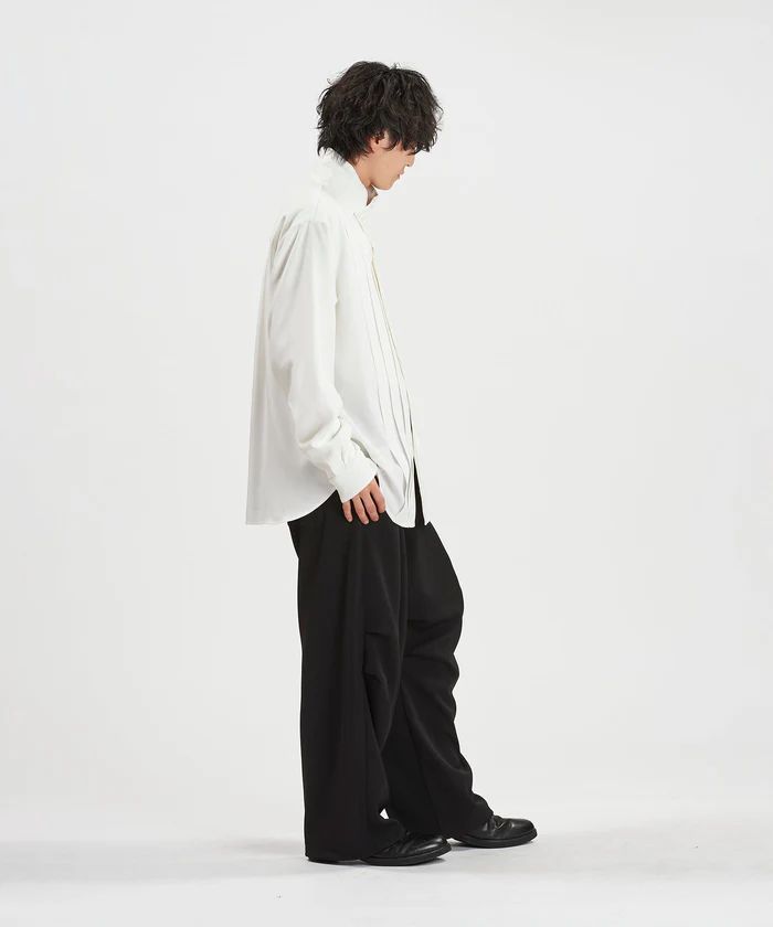 2WAYフライフロントタックシャツ WHITE