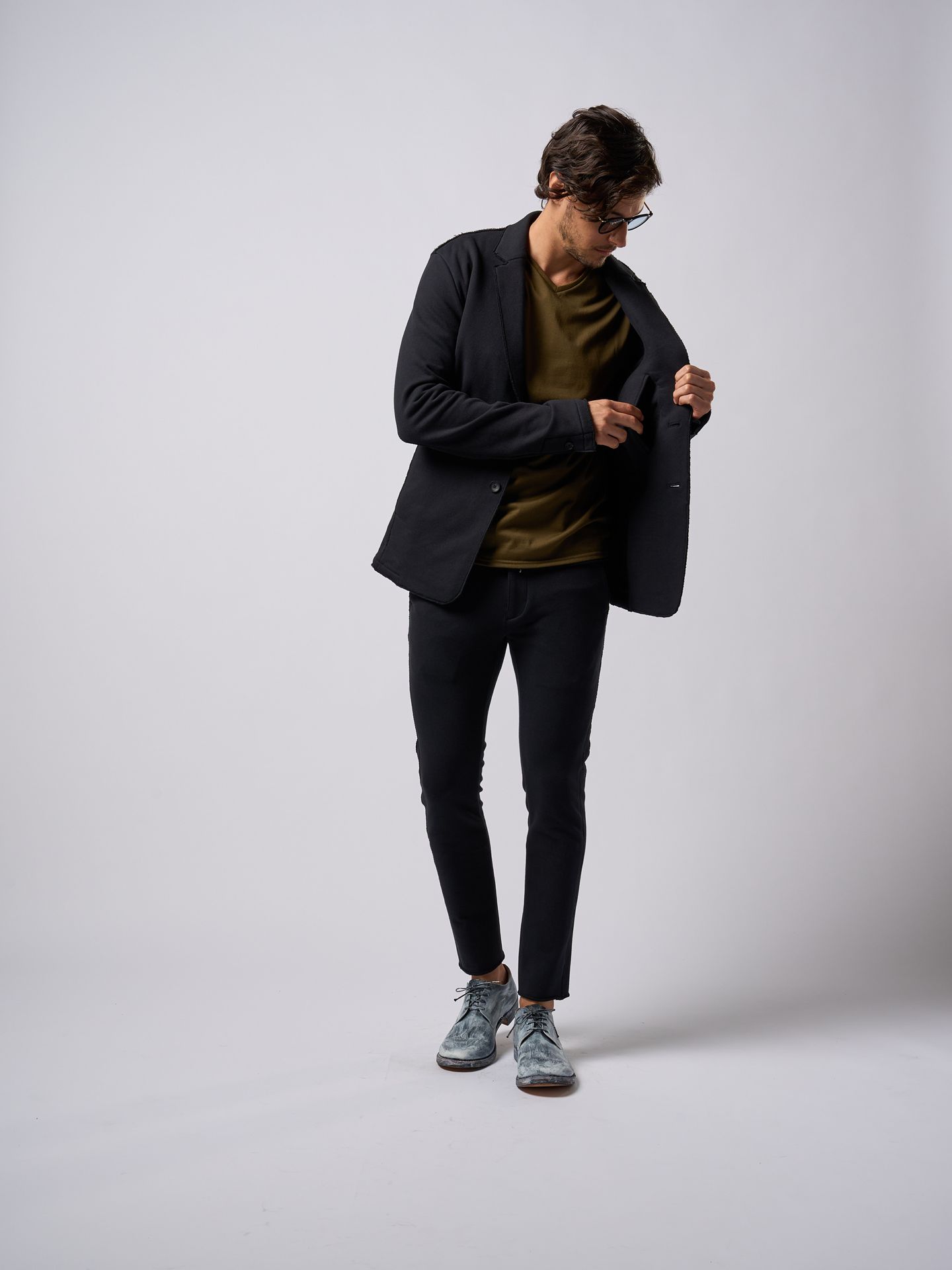 【予約品9月19日 10時締め】 jersey jacket / ジャケット / ブラック