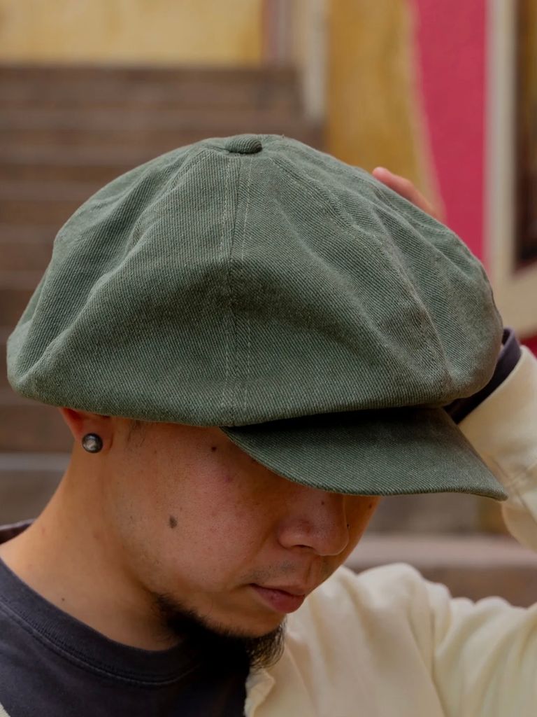 Mighty Shine - WASHED TWILL CASQUETTEキャスケット / カーキ
