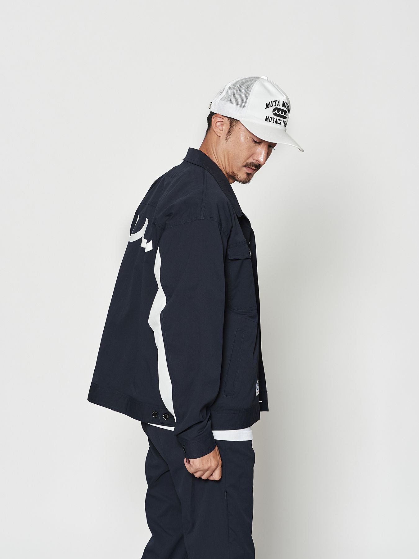 【予約品 10月9日(木) 締切】muta Trucker Jacket / トラッカージャケット / ネイビー【Acanthus × muta MARINE】