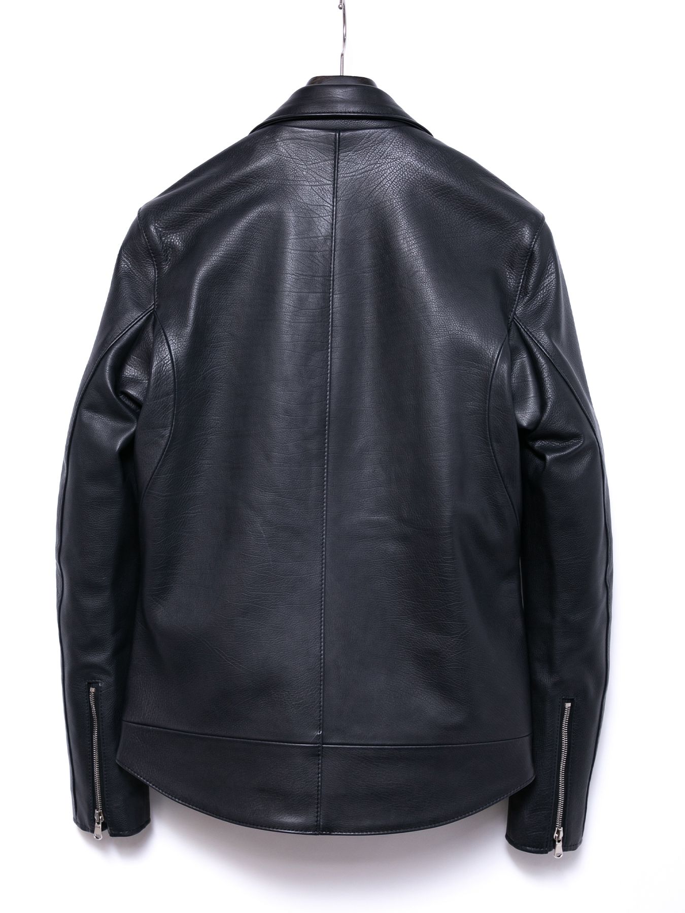 【予約品 4月6日(月) 締切】Oil Calfskin Double Riders / オイルカーフ ダブルライダース / RAVEN