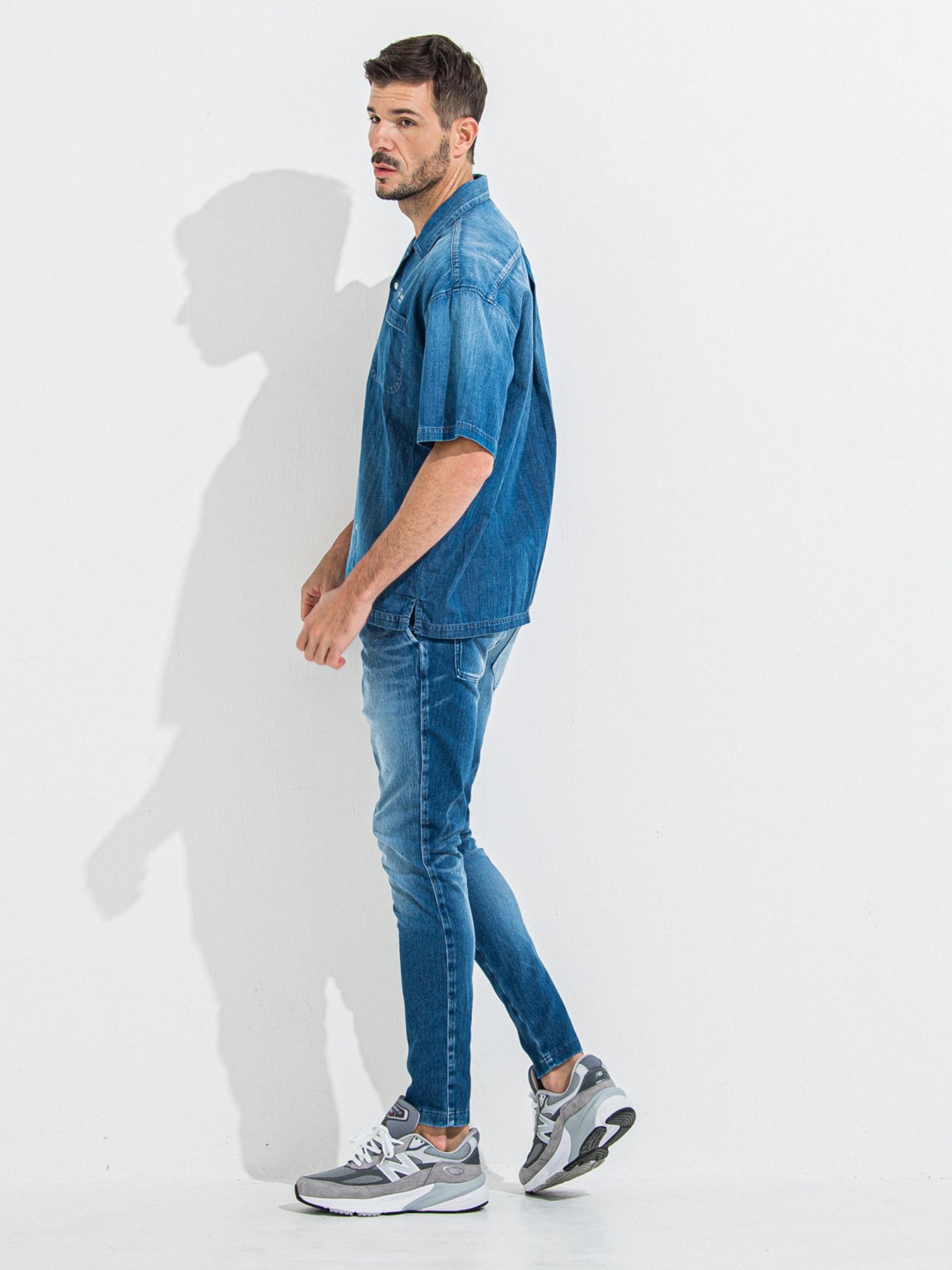 【予約品】DENIM JERSEY CHRIS EASY TUCK PT / デニムジャージクリスイージータックパンツ / ダーク