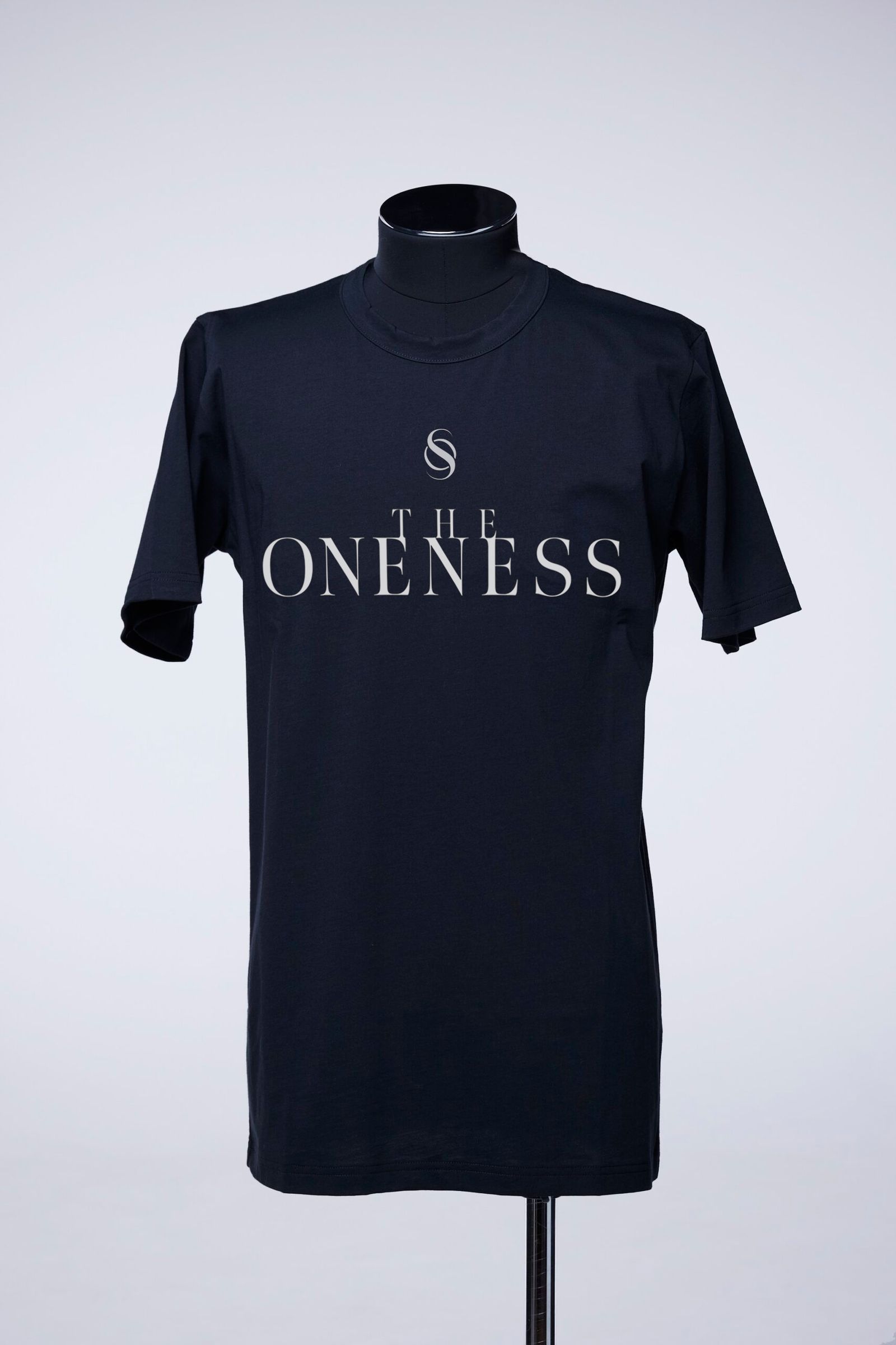 ロゴT-Shirts / Tシャツ  / ブラック レギュラーサイズ オーガニック【THE ONENESS】